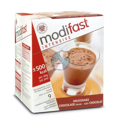 Modifast Milkshake Chocolade 9 zakjes